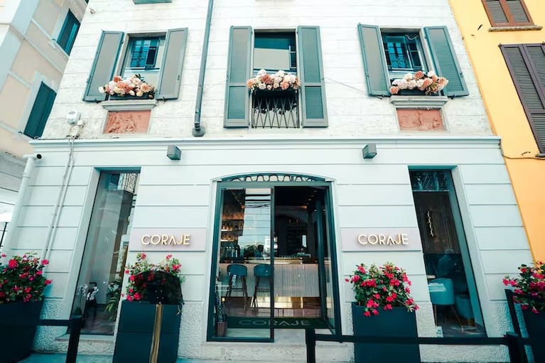 Coraje Milano: el restaurante visto desde la calle