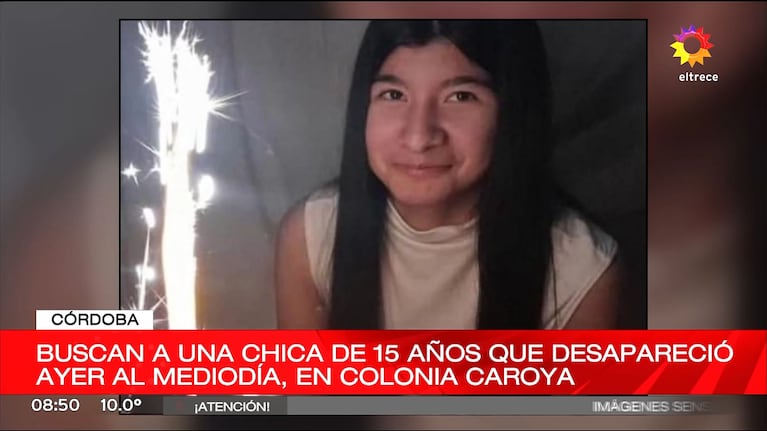 Córdoba: buscan desesperadamente a Luciana Aylén Barrios Alarcón, una adolescente de 15 años desaparecida