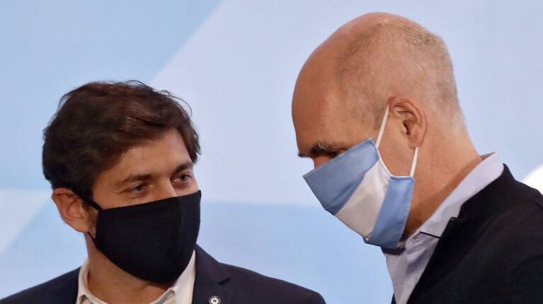 Coronavirus: Axel Kicillof le pidió en público a Horacio Rodríguez Larreta que se vacune