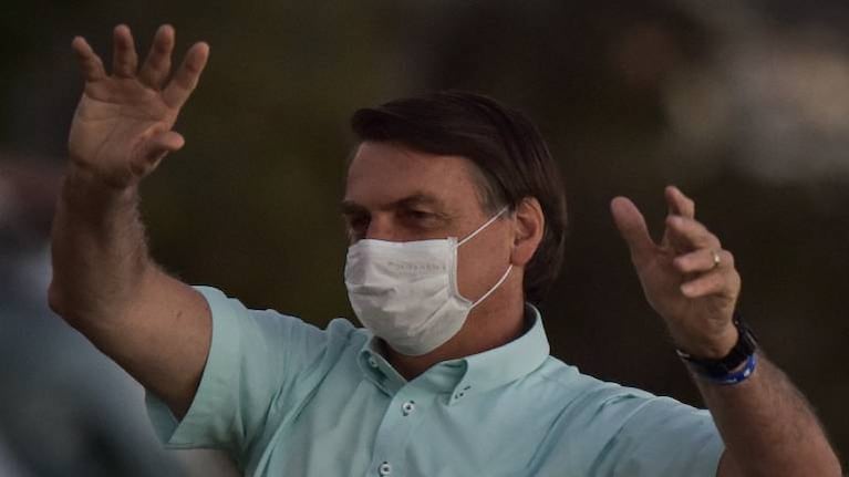 Coronavirus en Brasil: Jair Bolsonaro se hizo un tercer examen y sigue infectado