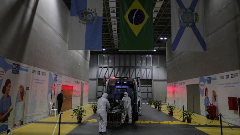 Coronavirus: Riesgo de "colapso" hospitales Rio de Janeiro. Foto: EFE.