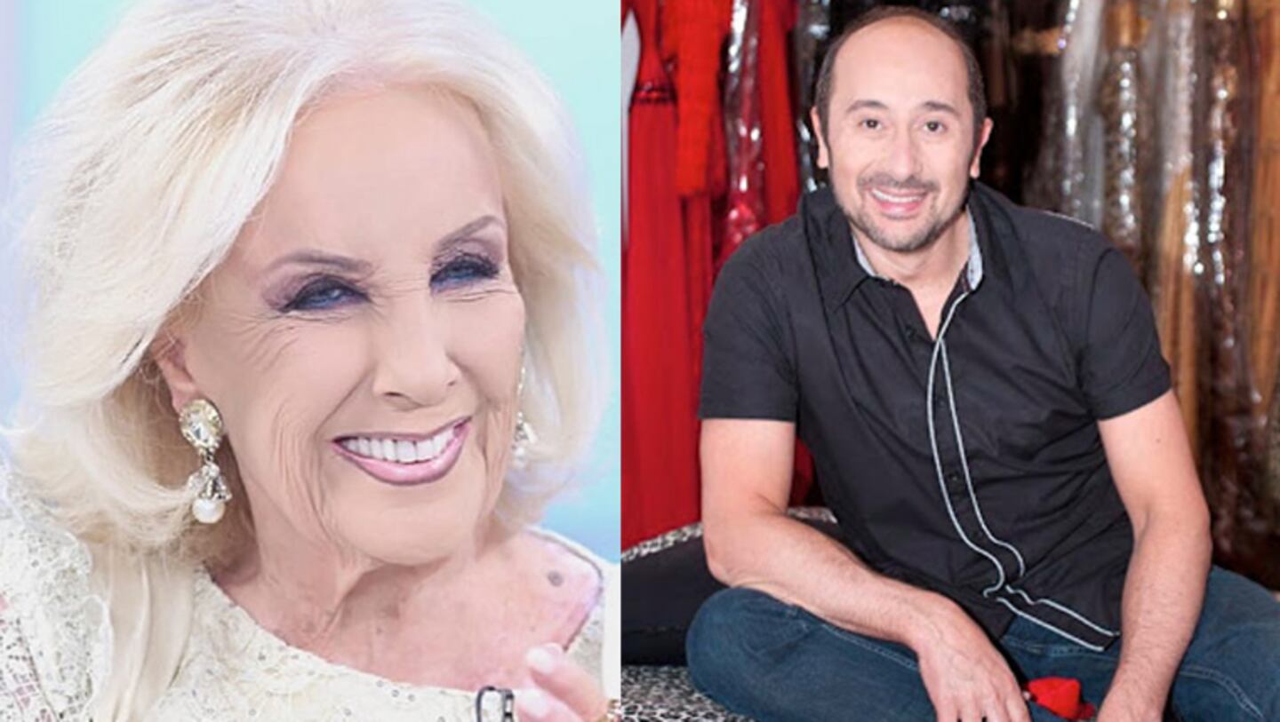 Cosano diseñó un vestido para la vuelta de Mirtha a la TV.