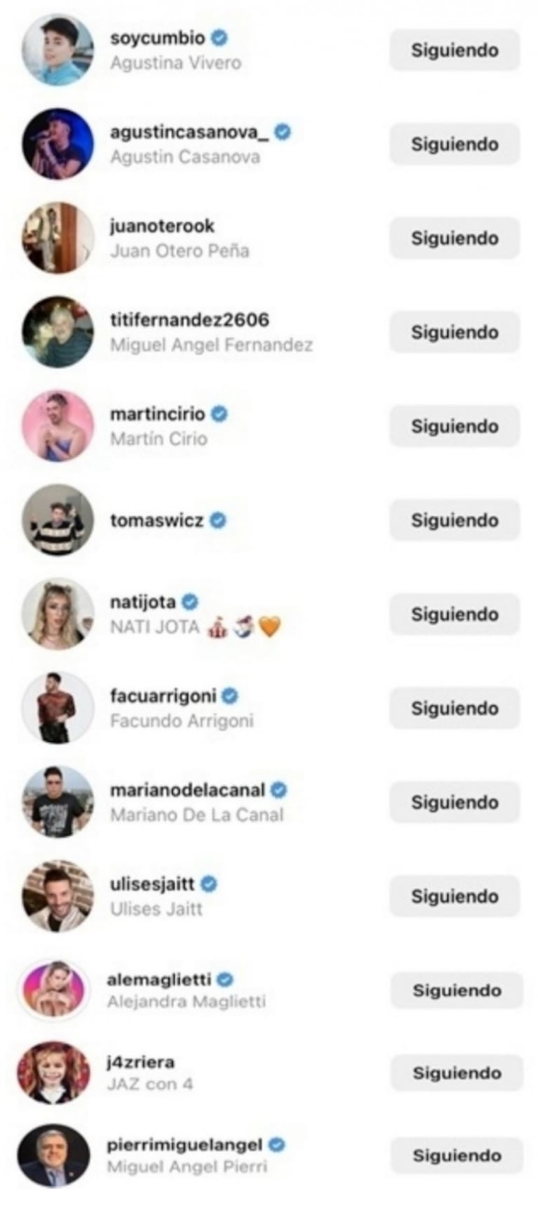 Coti de Gran Hermano llegó al millón de seguidores en Instagram: estos son los famosos que la siguen