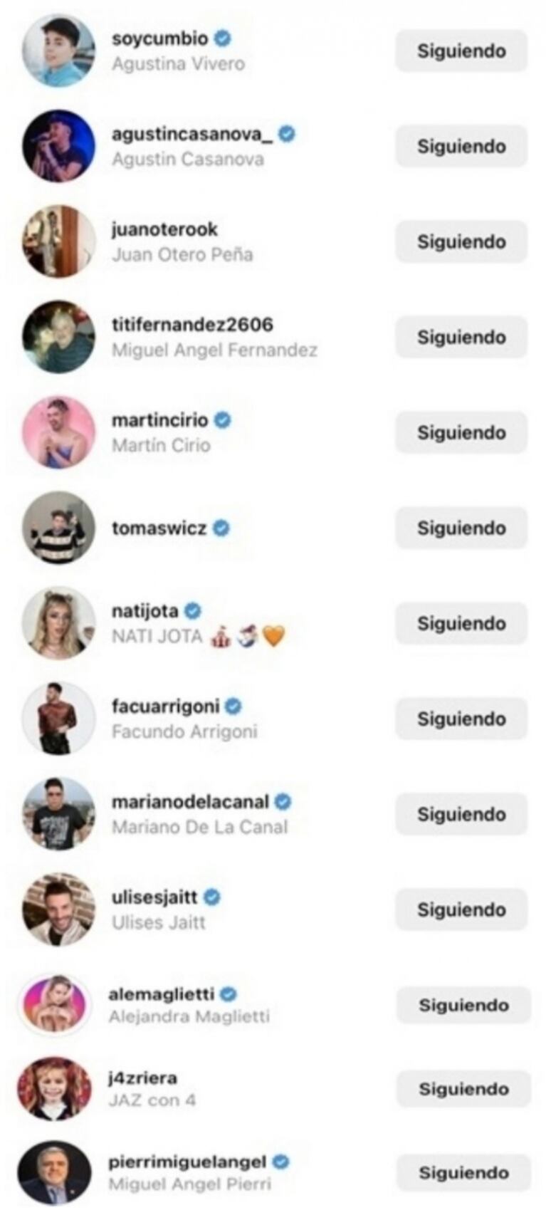 Coti de Gran Hermano llegó al millón de seguidores en Instagram: estos son los famosos que la siguen