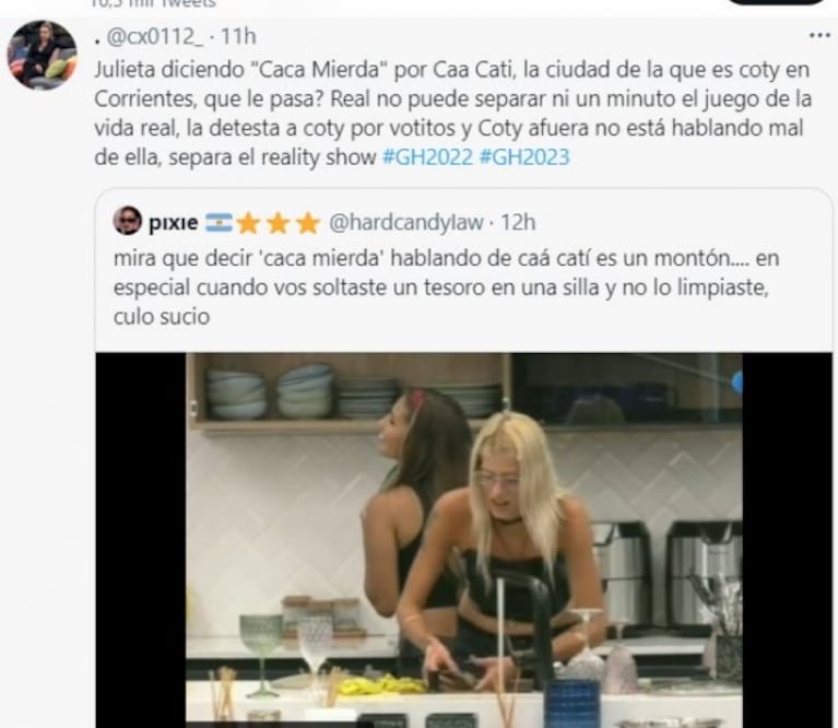 Coti de Gran Hermano reaccionó con todo a la versión de separación del Conejo tras su romántico reencuentro