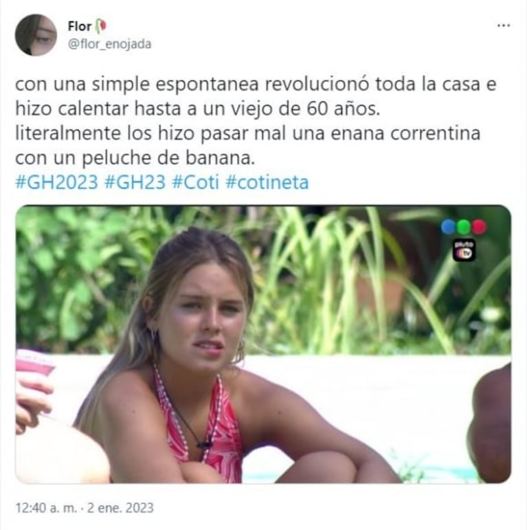 Coti fue eliminada de Gran Hermano 2022 y las redes estallaron de memes