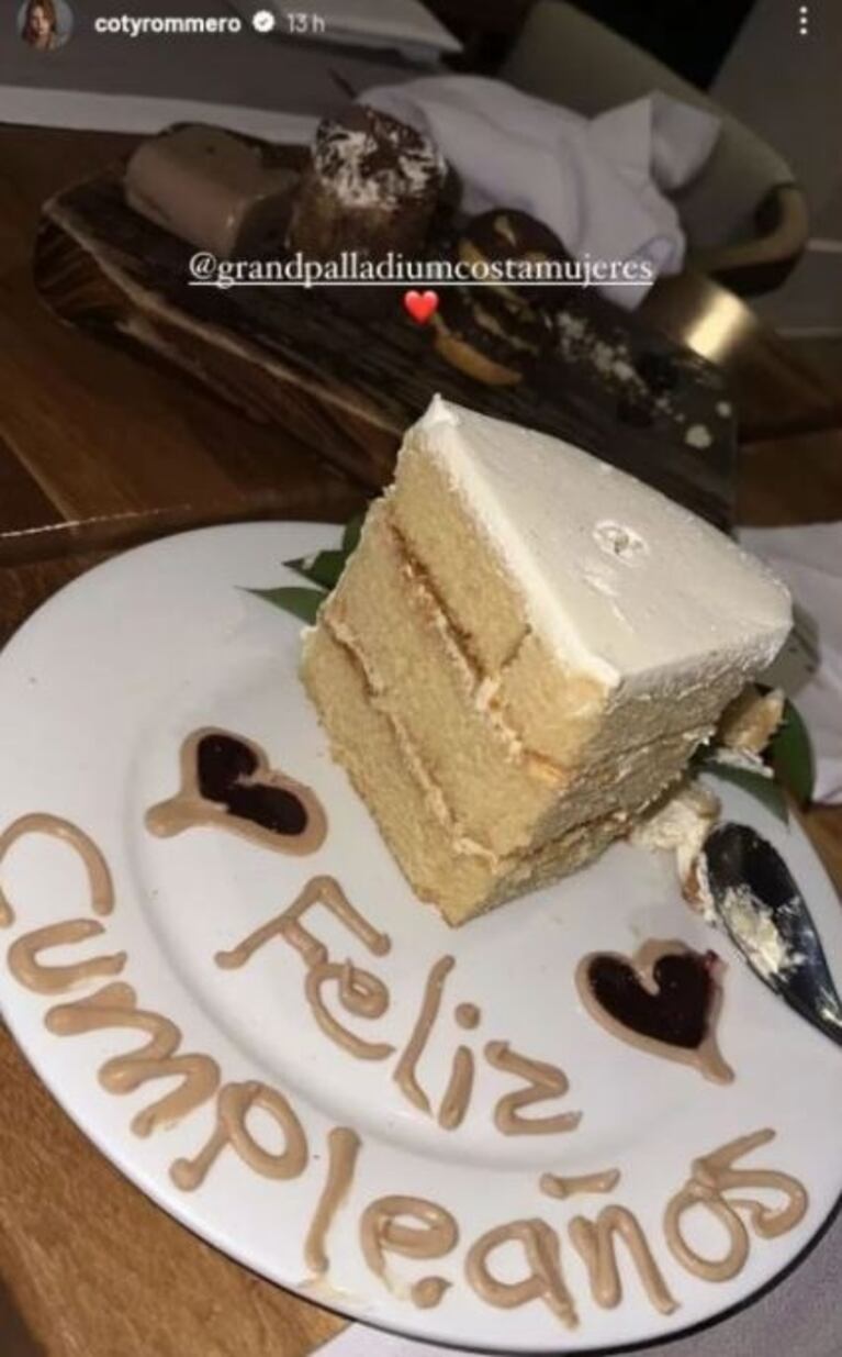 Coti Romero celebró su cumpleaños en un lujoso hotel de México: las habitaciones cuestan hasta 1500 dólares la noche