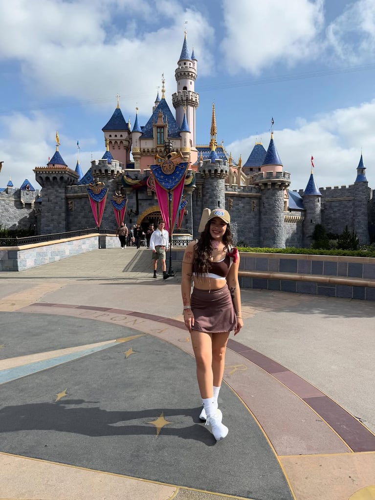 Coti Romero, de viaje en Disney (Foto: Instagram @cotyrommero)