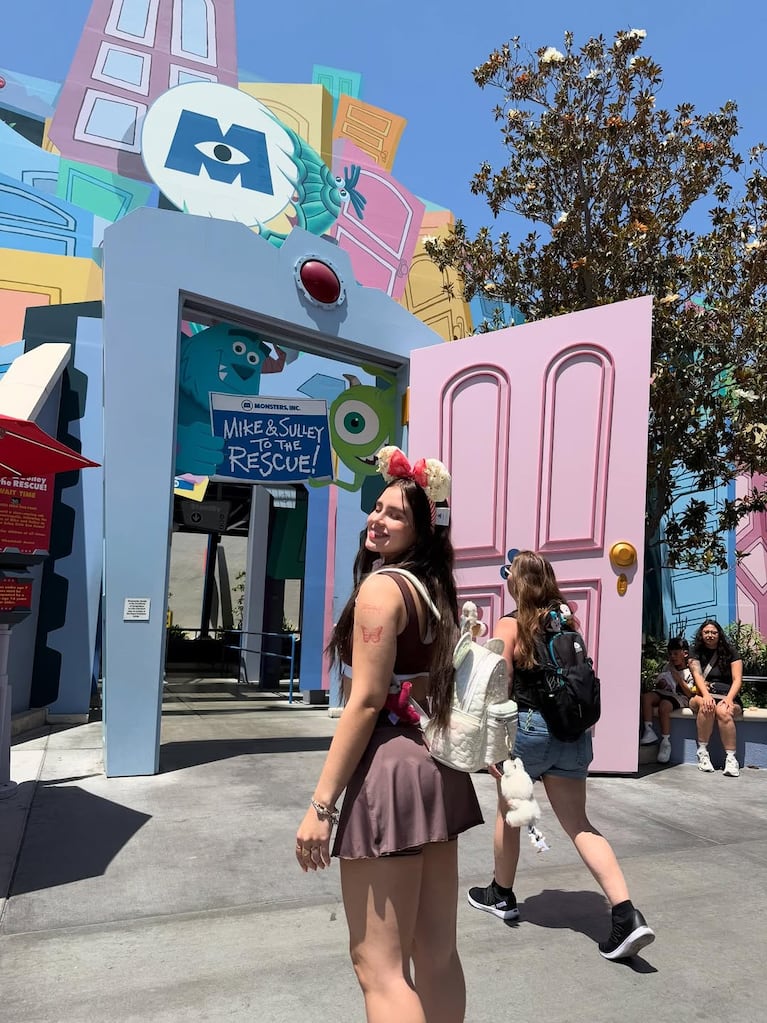 Coti Romero, de viaje en Disney (Foto: Instagram @cotyrommero)