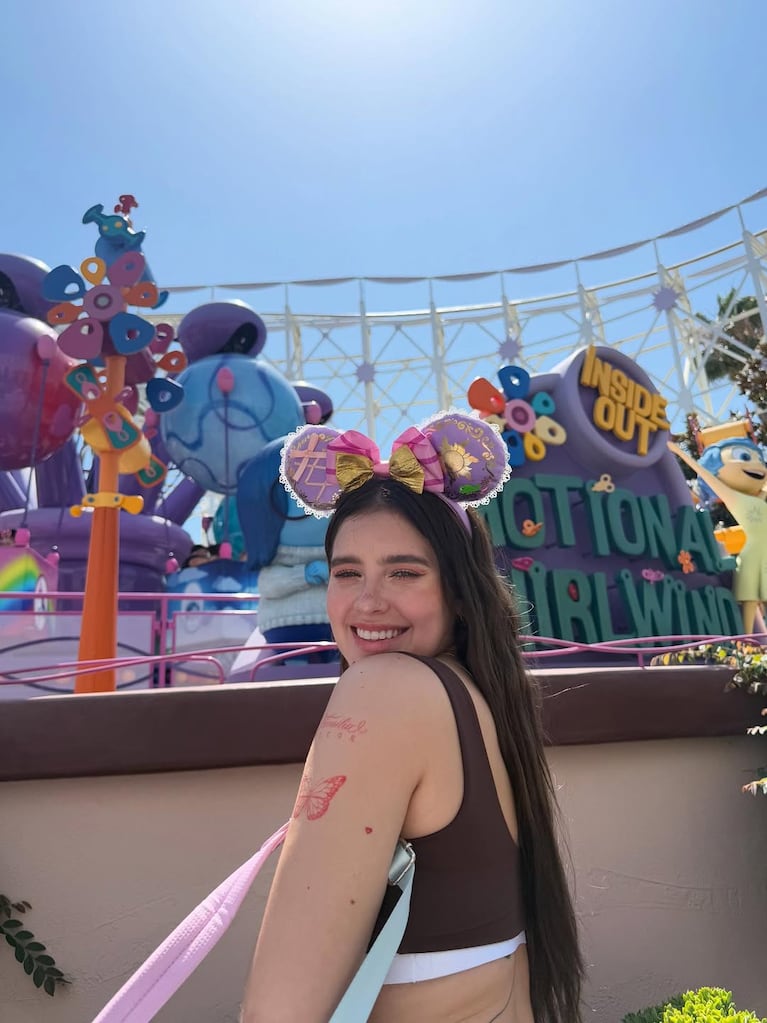 Coti Romero, de viaje en Disney (Foto: Instagram @cotyrommero)