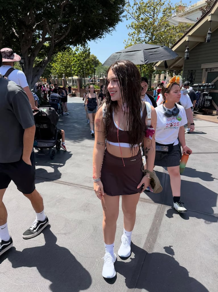 Coti Romero, de viaje en Disney (Foto: Instagram @cotyrommero)