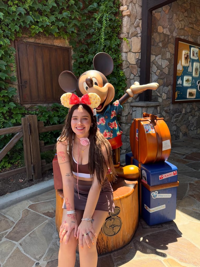 Coti Romero, de viaje en Disney (Foto: Instagram @cotyrommero)