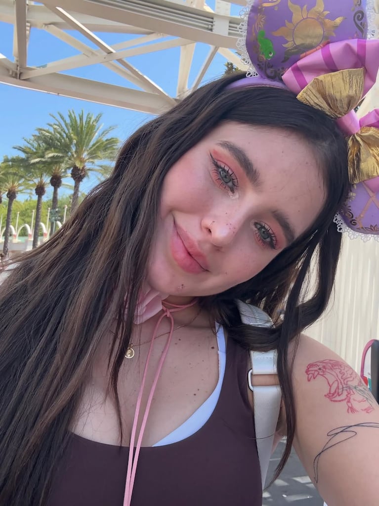 Coti Romero, de viaje en Disney (Foto: Instagram @cotyrommero)