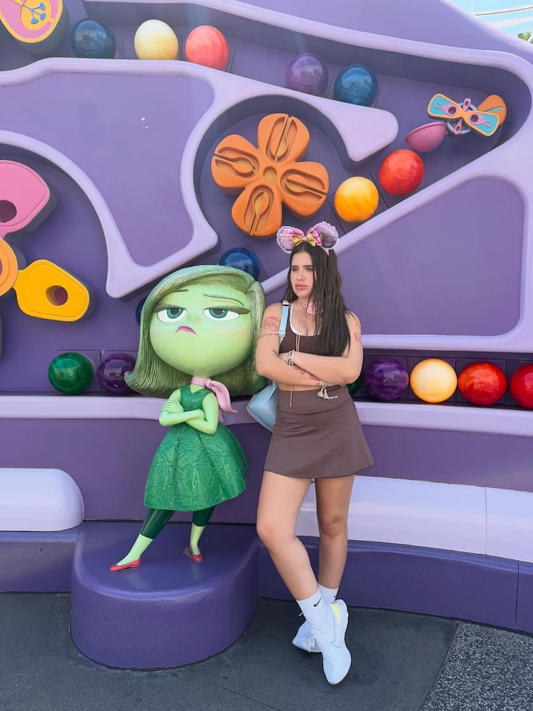 Coti Romero, de viaje en Disney (Foto: Instagram @cotyrommero)