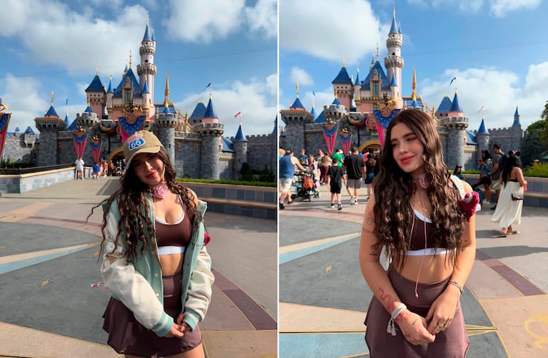 Coti Romero, de viaje en Disney (Foto: Instagram @cotyrommero)