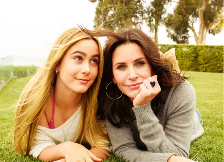 Courteney Cox quiere tener una relación cercana con su hija adolescente   