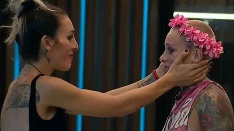 Coy, la hermana de Furia, entró a Gran Hermano en medio del juego "Congelados". (Foto: Captura Telefe)