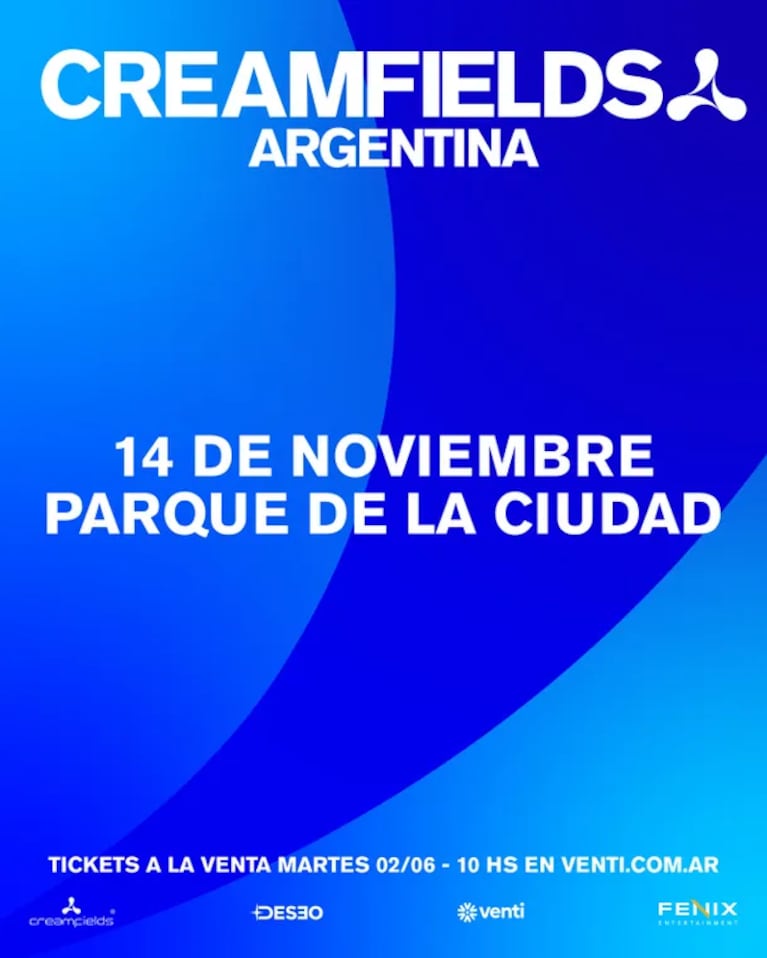 Creamfields confirmó su regreso a Buenos Aires. Crédito: Instagram