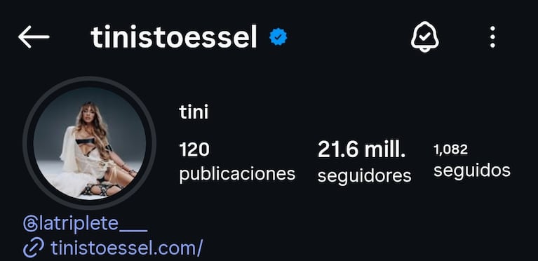 Crece la preocupación por un extraño comportamiento de Tini Stoessel en redes sociales | Créditos: Captura Instagram @tinistoessel