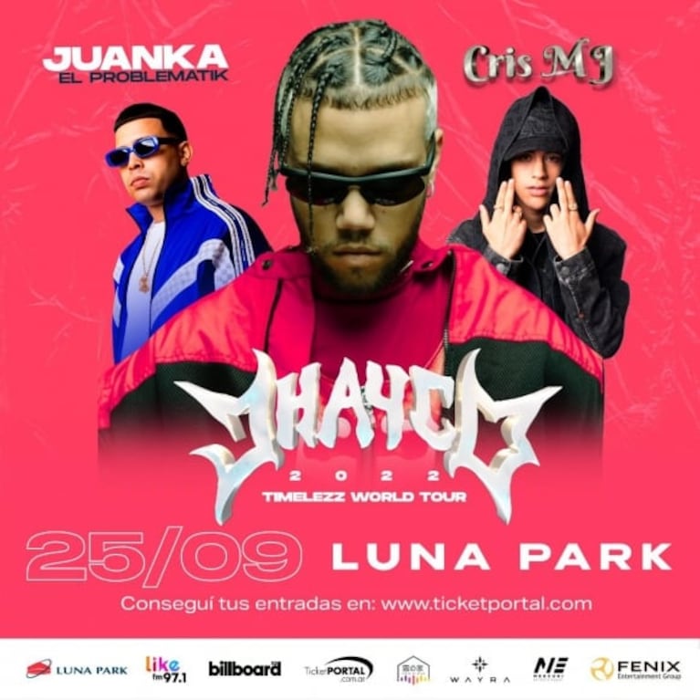Cris MJ es el invitado especial de Jhayco en el Luna Park