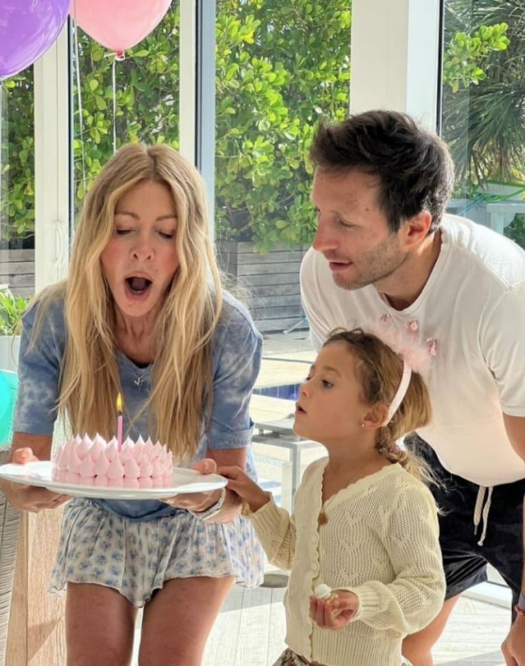 Cris Morena cumplió 66 años y lo celebró con su hijo y sus nietos: el álbum de fotos