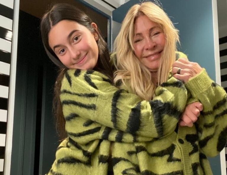 Cris Morena junto a su nieta y la hija de Agustina Cherri y Gastón Pauls en Nueva York