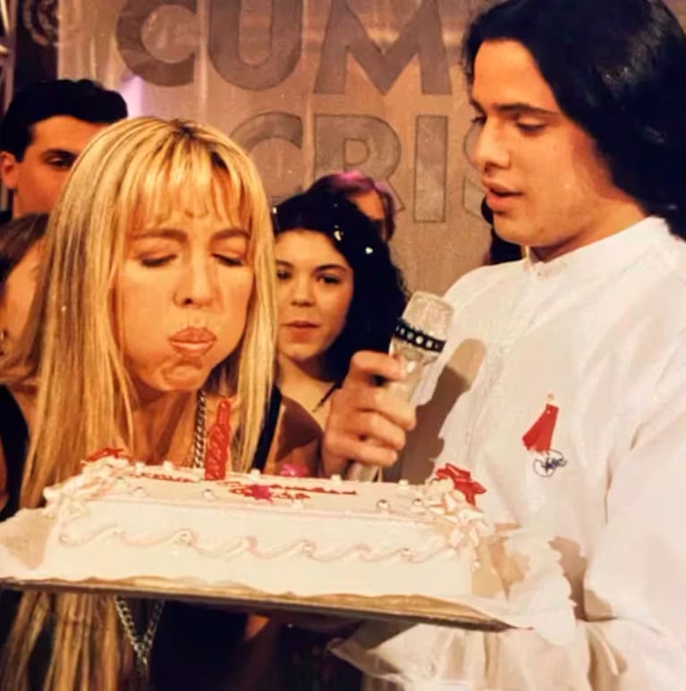 Cris Morena y Luciano Castro en Jugate conmigo (foto Web)