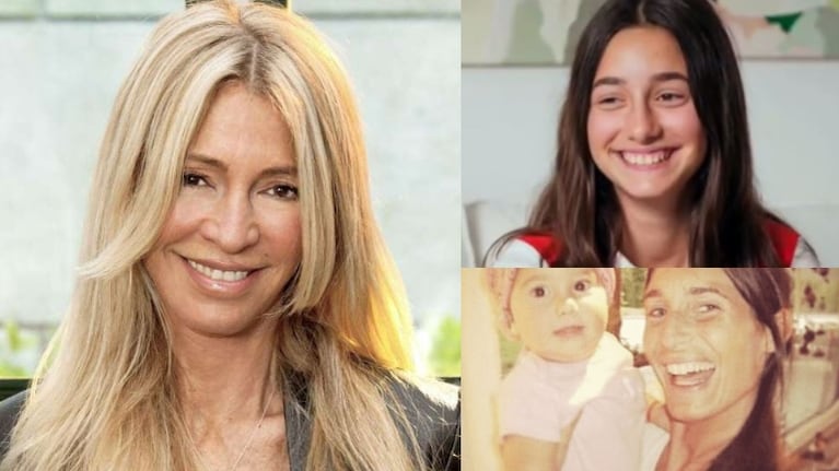 Cris saludó a su nieta Azul en el día de su cumpleaños.
