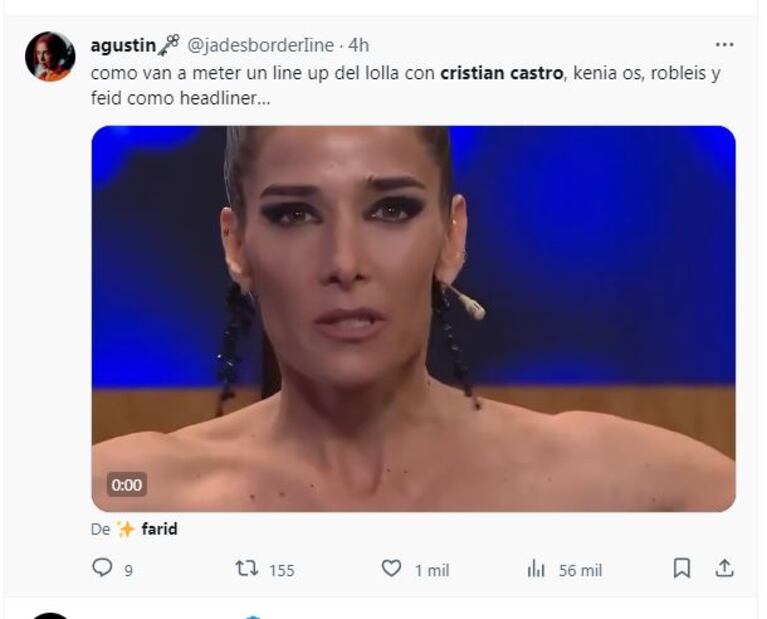 Cristian Castro en Lollapalooza Argentina 2024: los desopilantes memes tras conocerse el line up