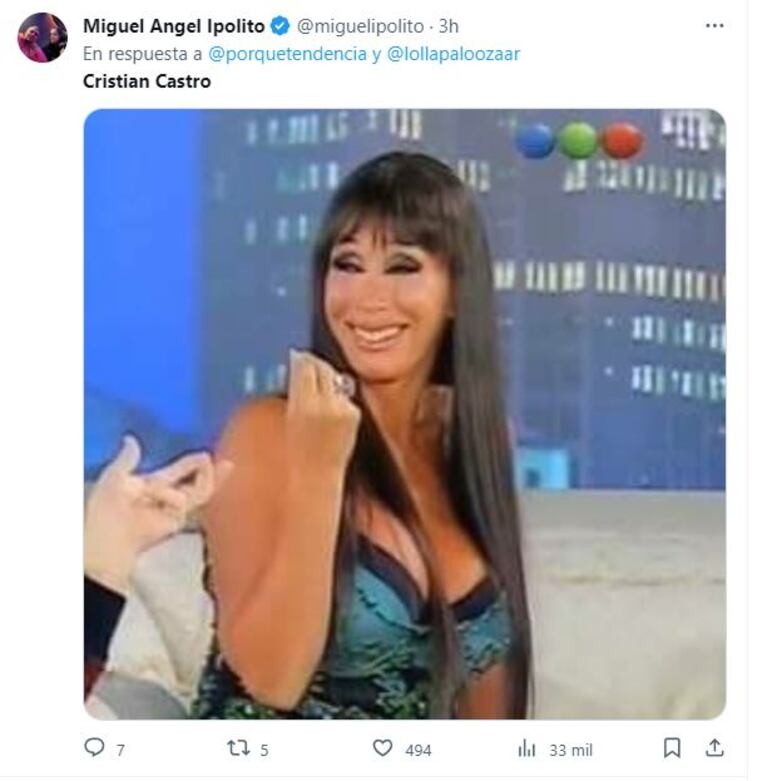 Cristian Castro en Lollapalooza Argentina 2024: los desopilantes memes tras conocerse el line up