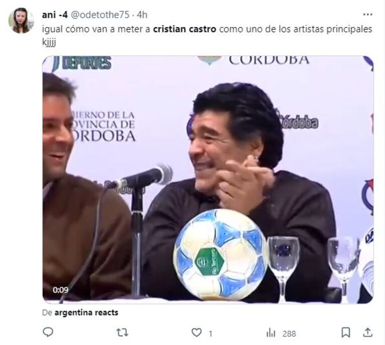 Cristian Castro en Lollapalooza Argentina 2024: los desopilantes memes tras conocerse el line up