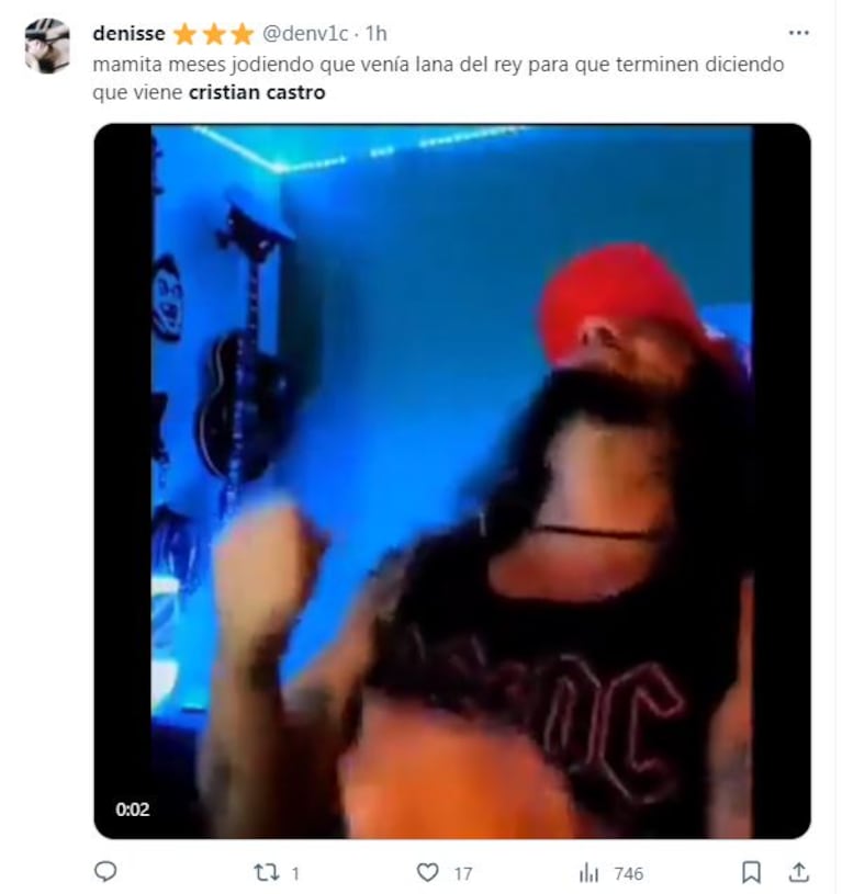Cristian Castro en Lollapalooza Argentina 2024: los desopilantes memes tras conocerse el line up