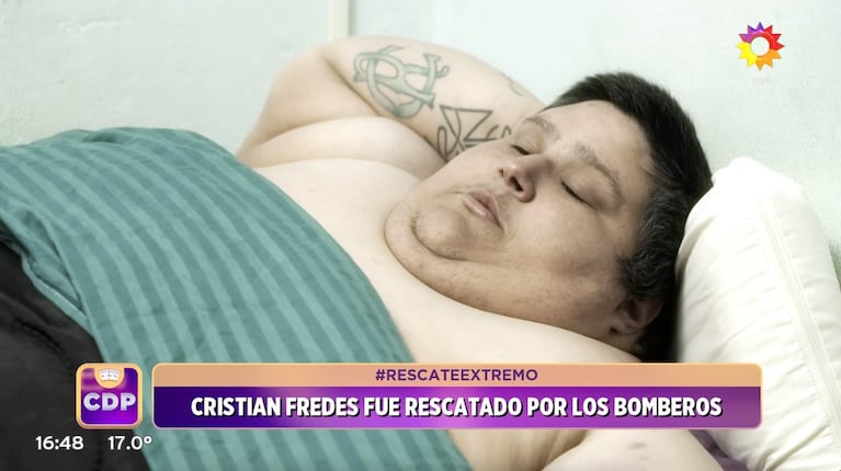 Cristian Fredes, el ex participante de Cuestión de Peso, habló tras ser rescatado de su casa