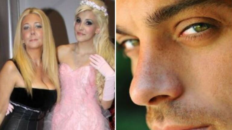 Cristian U molesto con Mariana Nannis. (Fotos: web y Ciudad.com)