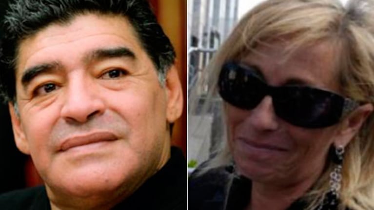 Cristiana Sinagra quiere reconciliarse con Maradona. (Fotos: Web)