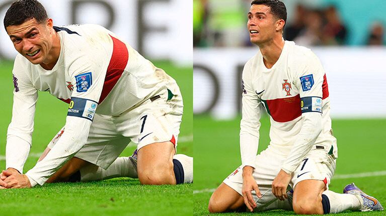 Cristiano Ronaldo en el Mundial Qatar 2022 (Fotos: Reuters y AP).