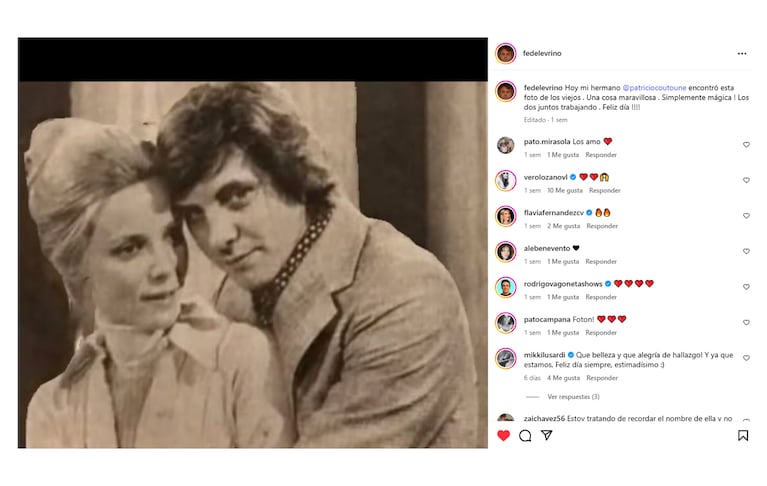 Cristina del Valle y Claudio Levrino. Captura: Instagram @fedelevrino