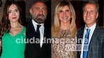 Cristina Pérez, Gabriel Lage, Débora Plager, Martín Redrado en la noche porteña (Foto: Movilpress).