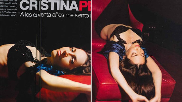 Cristina Pérez se animó al destape (Foto: Gente)