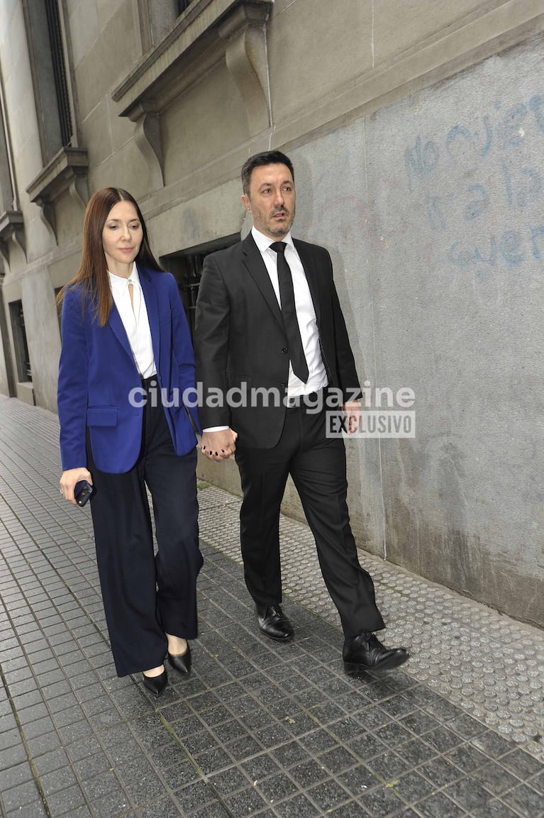 Cristina Pérez y Luis Petri