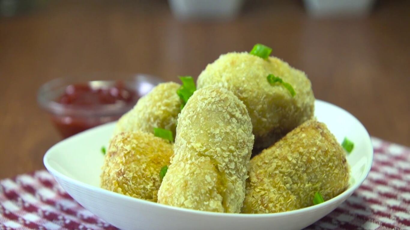 Croquetas de batata: receta simple, paso a paso 