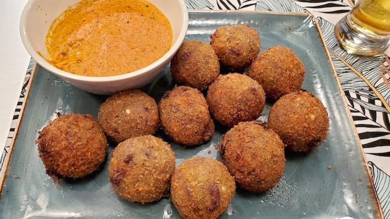 Croquetas de morcilla, un plato potente y rendidor. Foto: Cucinare TV