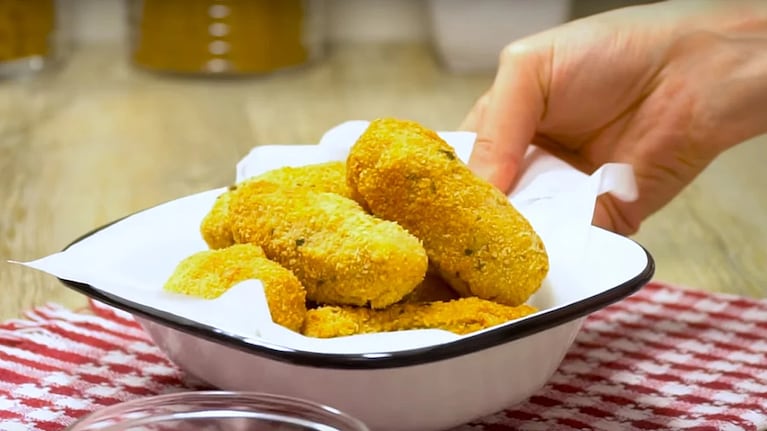 Croquetas de pollo, una receta fácil y que no falla. Foto: Cucinare TV