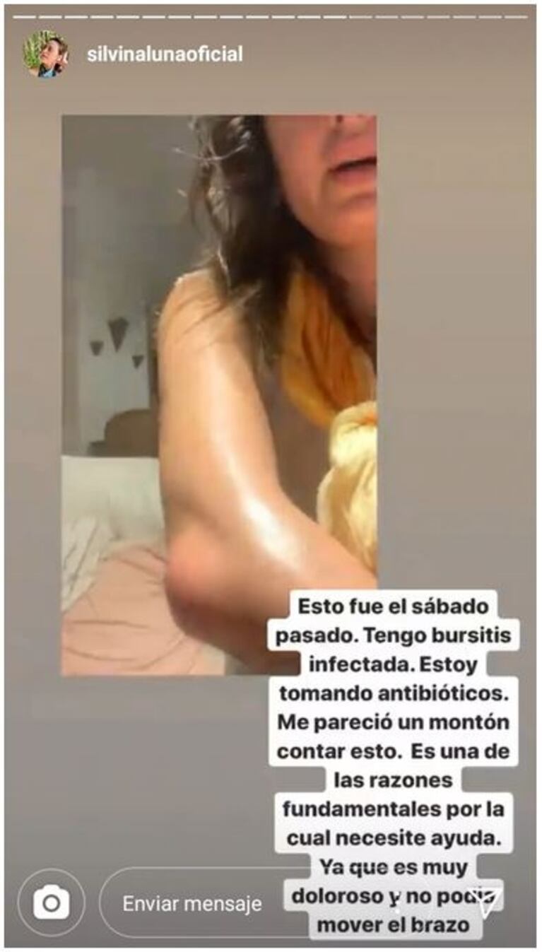 Crudo descargo de Silvina Luna tras las críticas por el barbijo de su empleada: "Lo hizo por precaución mutua"
