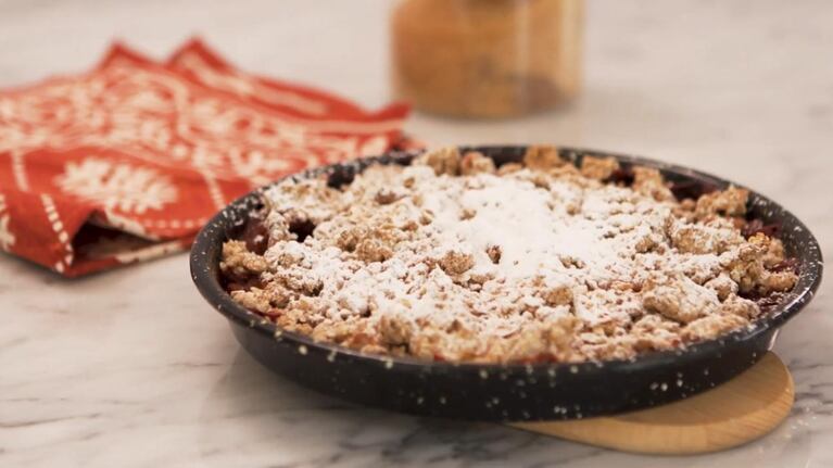 Crumble de duraznos y frutillas: una receta fresca ideal para el verano