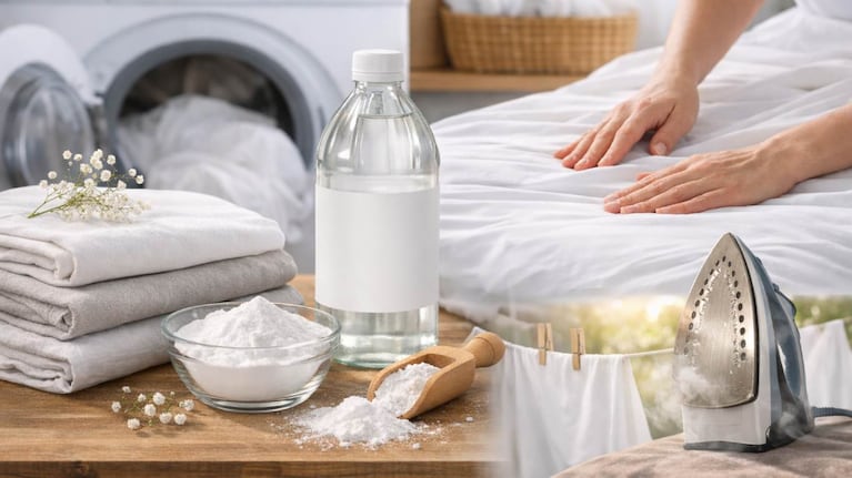 Cuál es el ingrediente inesperado que ayuda a suvizar las sábanas. Foto: IA (imagen ilustrativa)