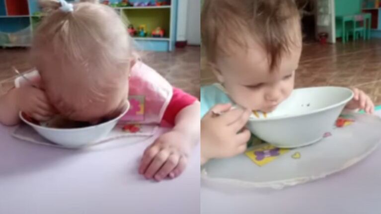 Cuando el sueño es mayor que el hambre, estas niñas lo tienen claro