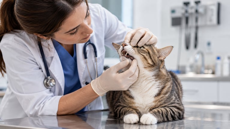 Cuando un gato no come, lo primero que hay que hacer es observarlo. Foto: IA