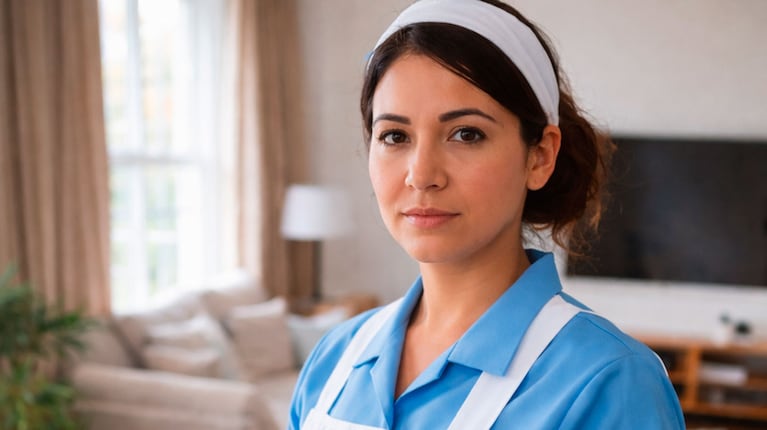 Cuánto cobran empleadas domésticas, jubilados y AUH (Foto creada con IA)