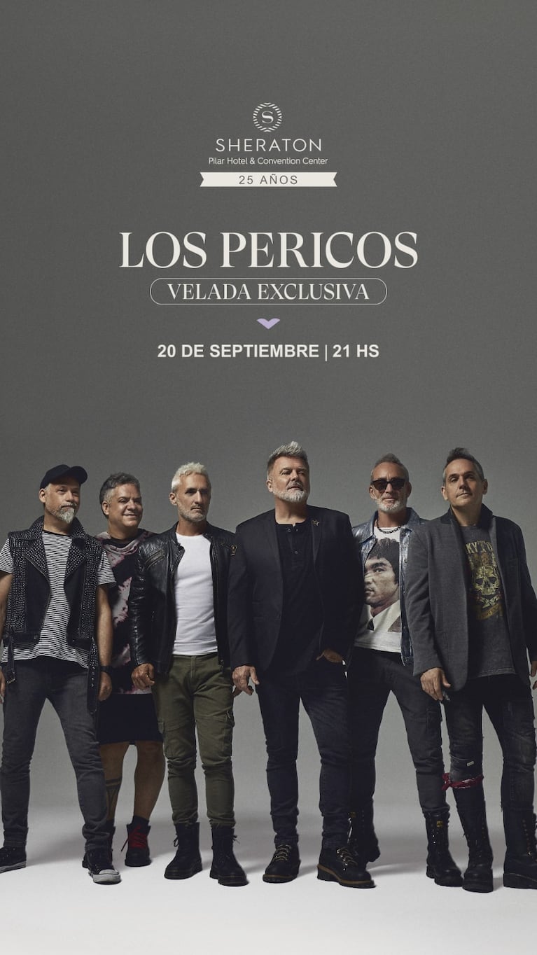 ¿Cuánto cuesta el menú de 4 pasos con show Los Pericos en Sheraton Pilar?
